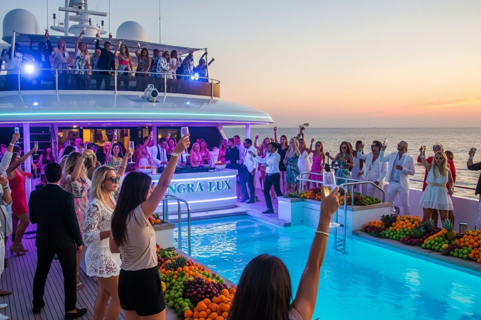 Corporate Yacht Events — Miami superyacht executive party